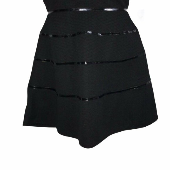 NWT Just... Taylor Black A Line Textured Dress 12 - Picture 5 of 8
